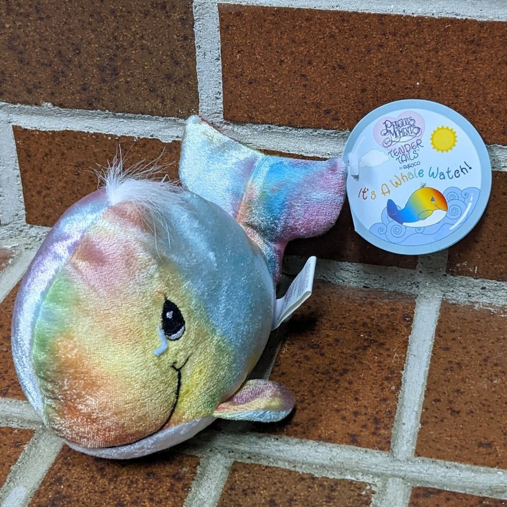 Precious Moments Tender Tails Tie-Dyed Whale #577006 - NWT